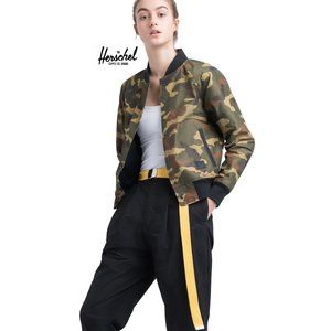 Herschel Supply Varsity Jacket Woodland Camo XS